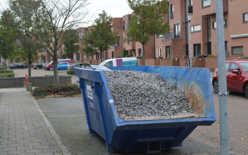 Container levering op zaterdag